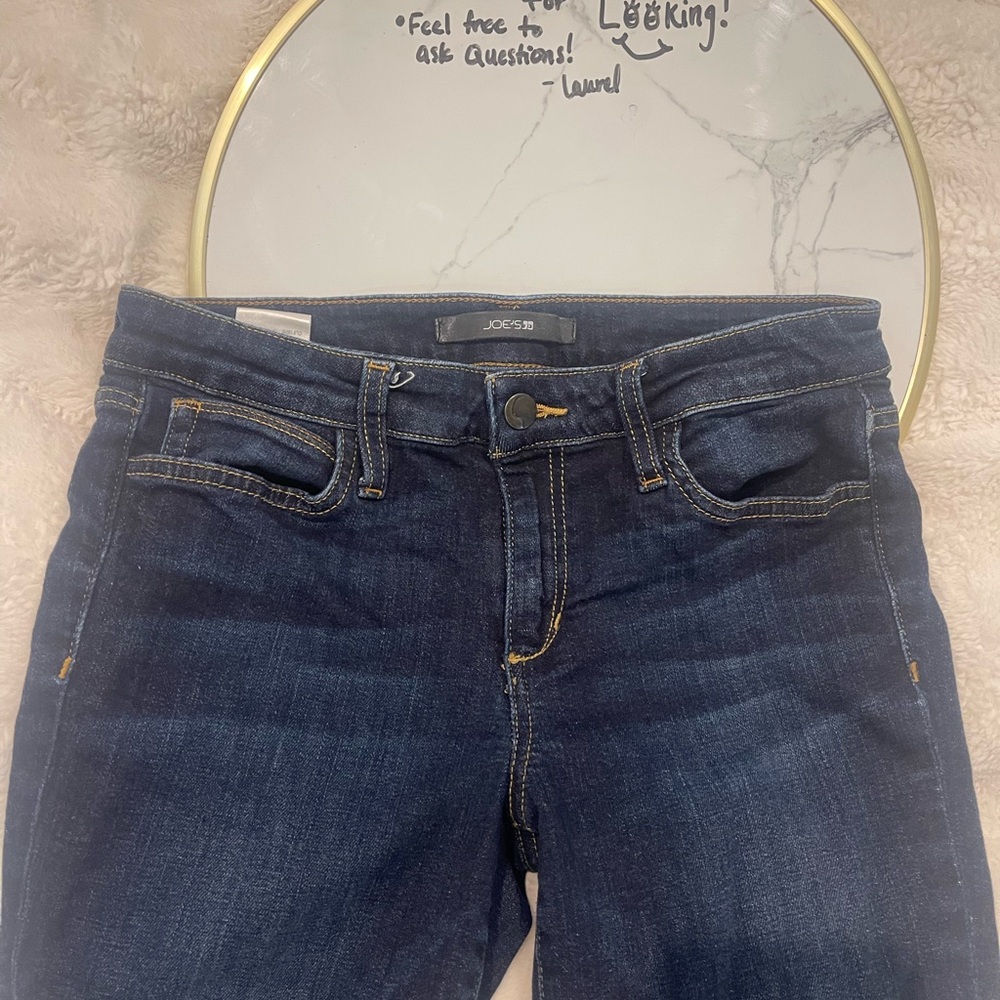 Joes jeans skinny ankle dark wash EUC 27